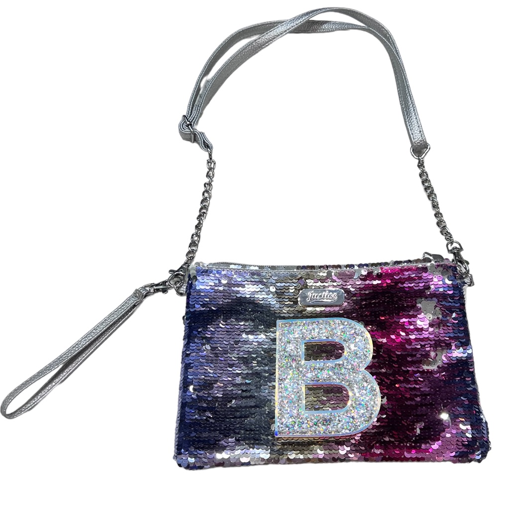 Girls Sequin Purse Use As Wristlet Over Shoulder Or As A Crossbody
